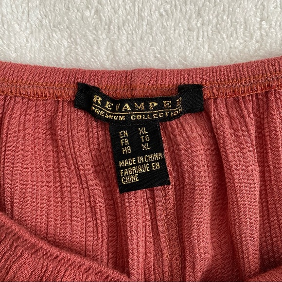 Revamped Pink Off The Shoulder Top - Picture 2 of 3